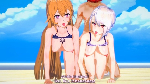 Food Wars: Delicious Threesome With Erina and Alice (3d Hentai) [3D, Hentai, Uncensored]