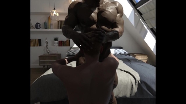 Muscle Growth By Fucking Muscle Blowjob Black Muscle Growth Twink sodomy Bodybuilder anal Big Dick Big Cock Gay [Yaoi]