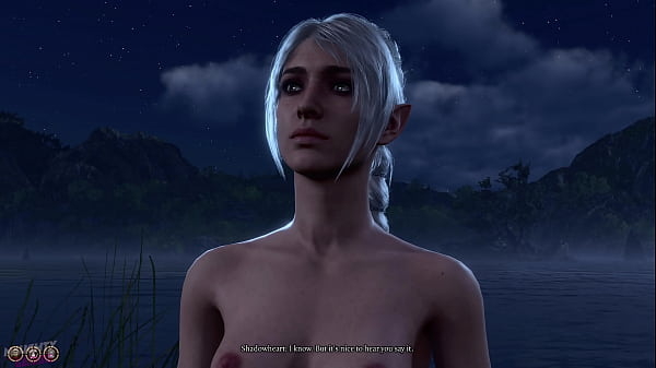 Baldurs Gate 3 Night By the Water Shadowheart Sex Scene [Baldurs Gate 3, Elf, Games]