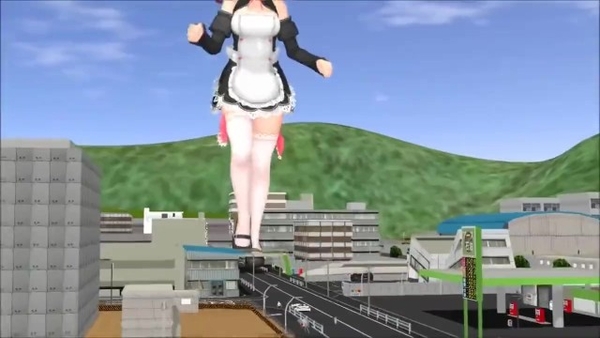 MMD Giantess [Giantess, MMD]