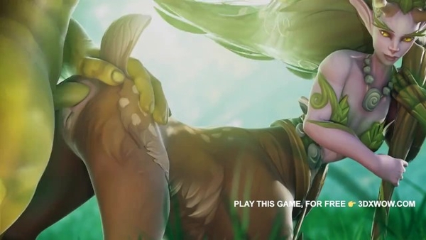 Dota 2 Lunara Takes on an Orc Dick With Her Tight Asshole [Elf, World of Warcraft]