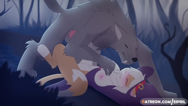 Witch Furry Girl Gets Lost in the Forest and Fucks With a Horny Wolf [Furry, Hentai, Yiff]
