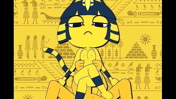 Riding Ankha in Animal Crossing again [Animal crossing]