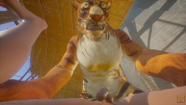 Tiger Furry Knotting Gay Teen Dude Pov [Anime, Furry, Yaoi]
