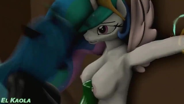 MLP FUTA 3D - PRINCESS CELESTIA X CHRYSALIS - FUCKING THE PENIS - CLOP 3D [My Young Pony (MLP)]