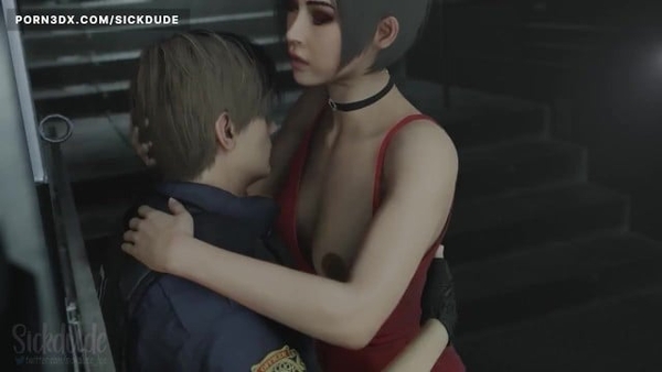 Ada And Leon Riding Sickdude Resident Evil [3D, Resident Evil]
