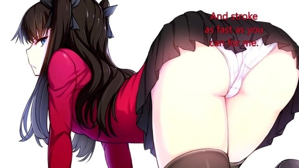 Cute teen Rin Tohsaka will take care of you in JOI movie [Femdom, JOI]