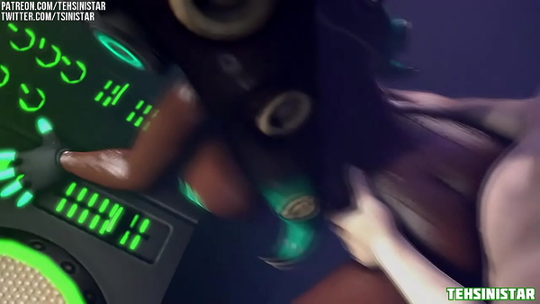 Animated Splatoon Marina Pussy Play [Splatoon]