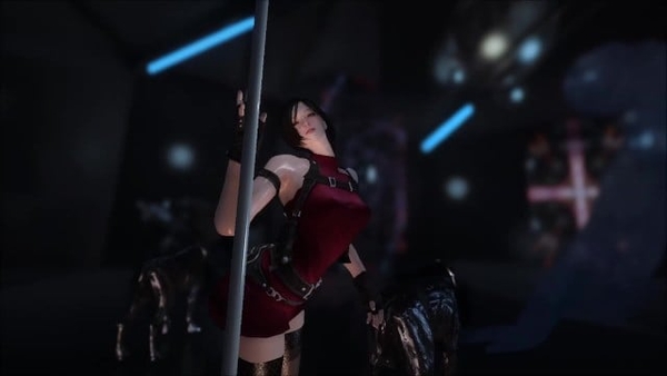 Skyrim Ada Wongs Sexy Pole Dance [Resident Evil, Skyrim]