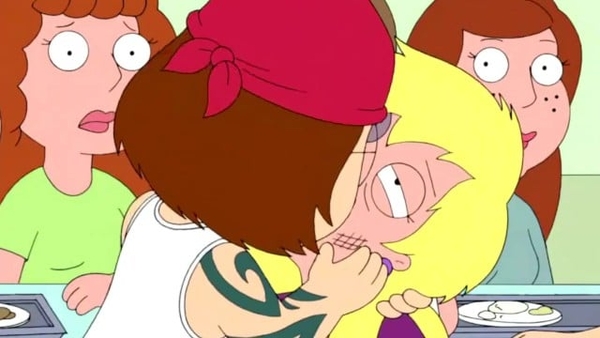 Family Guy - Meg Hits Her Bitch And Kisses Her - Meg Griffin Kisses Connie [Family Guy]