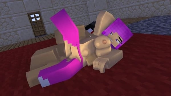 Pinke-chan X Lewdmc (nsfw Animation) [Artists, Hentai, Minecraft]