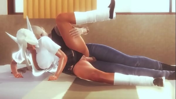 Mirko My Hero Acad Cosplay In Hentai Ryona Sex With A Man Gameplay Video [Games, My hero academia]