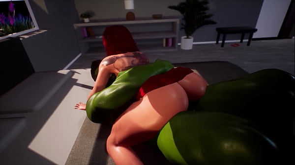 3D Hentai The Incredible Hulk X Black Widow 4K [3D, Dark skin, Marvel]