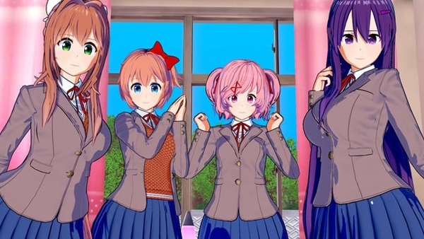 Ultimate Doki Literature Club Harem Anime Porn [3D, Games, Harem]