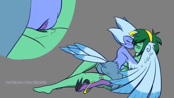 Harpy Shantae and Rotty Tops [Hentai, Shantae, Yuri]