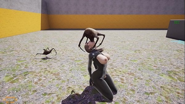 Half Life Chick Gets Gangbanged By Aliens [Half-Life, Monster]