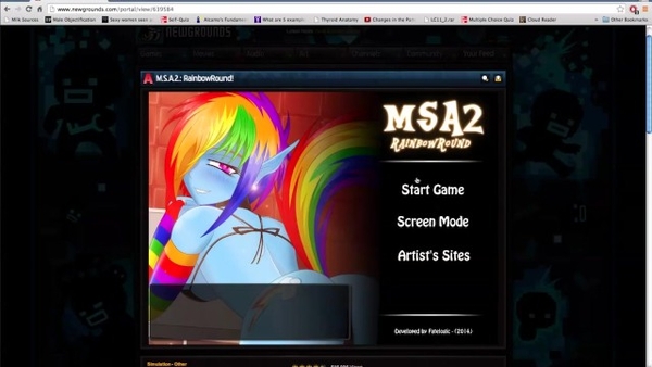 MSA2 (My Sexy Anthro) Rainbow Round (Fate, if you want me to delete I will) [My Young Pony (MLP)]