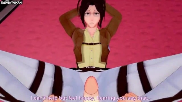 Hentai POV Feet Hange Zoe Attack On Titan [Attack on Titan, TV Shows]