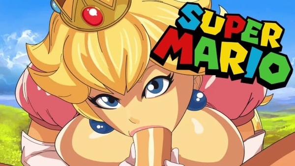 Princess Peach Swallows Marios Cock Mario Bros [Super Mario]