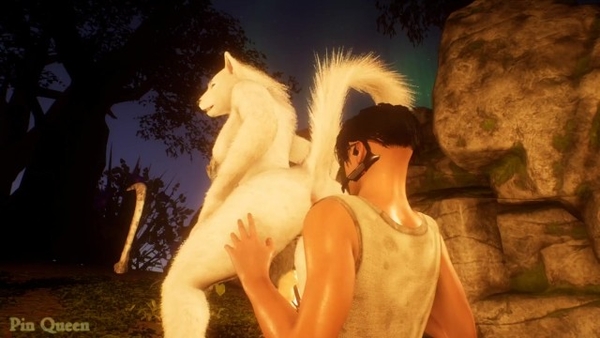 Poacher Found A White She-Wolf, Instead Of Hunting He Decided To Fuck Her Wild Life [Cartoon, Wild Life, Yiff]