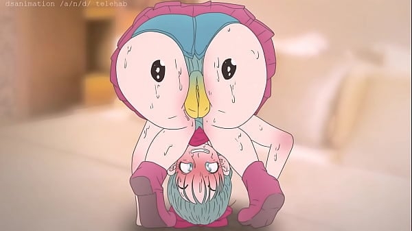 Piplup On The Butt Of Bulma Pokemon And Dragon Ball Anime Hentai Cartoon 2D Sex Porn [2D, Dragon Ball]