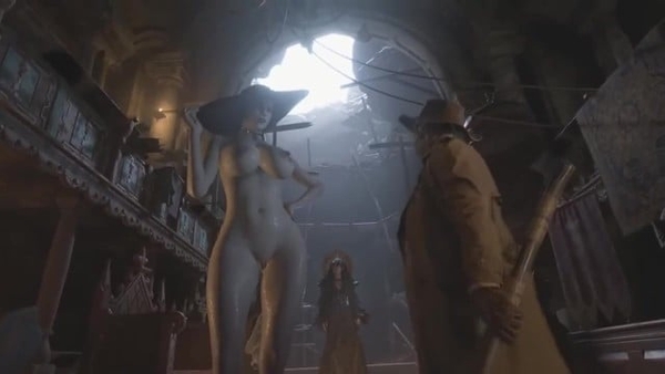 Mod By Lady Dimitrescu Naked In Resident Evil 8 Village [Resident Evil, Uncensored]