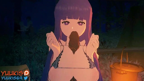 Fern and Frieren Horny in The Woods (Sound Ver) [YuukiS] [3D, Frieren]