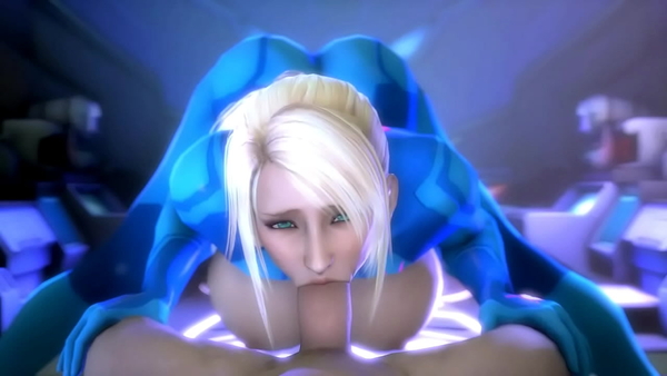 Samus Aran Blowjob [Metroid]