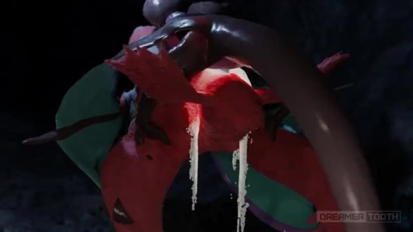 Lovely Dragon Bird Railed By Lustful Bat [latias X Noivern] [cum Explosion] [Dragon, Pokemon]