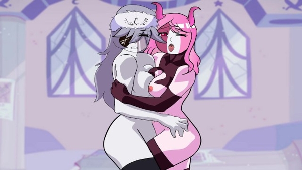Friday Night Funkin Ruvina and Sarvente Lesbian Animation [Cartoon, Friday Night Funkin (FNF), Yuri]