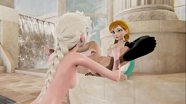 Frozen Lesbian - Elsa X Anna - 3D Porn [Disney, Frozen, Yuri]
