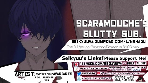 Genshin Impact - Scaramouches Slutty Subordinate Fem Listener Art: Avariarts [BDSM, Genshin Impact, Hentai]