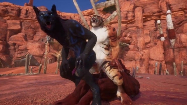 Wild Life - Tiger X Wolf X Minotaur (sound Version) [gay/furry/cum] [Furry, Hentai, Yaoi]