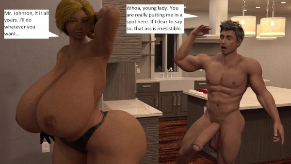 The Burglar, 3D Comics, Huge Tits And Huge Cock, Spill My Mana [3D, Comics]
