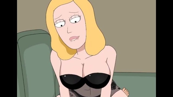 Rick and Morty Way Back Home Sexy MILF Beth Plays With a Dick [Games, Rick and Morty]
