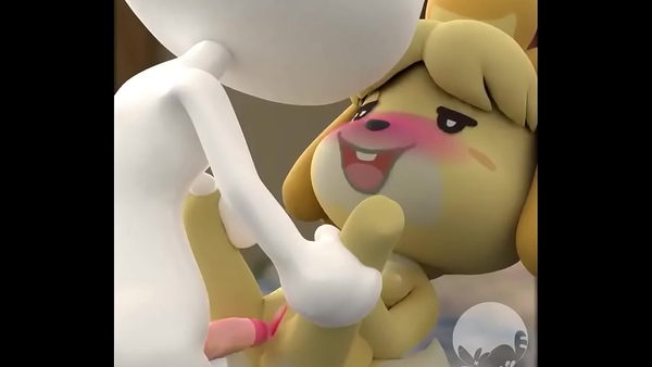 Penetrating the Gorgeous Isabelle Canela a Crossing [3D, Animal crossing, SFM]