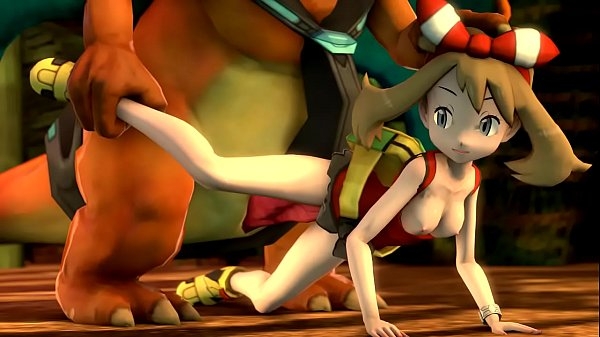 Charizard Fucks May - Mount Training [3D, Hentai, Pokemon]