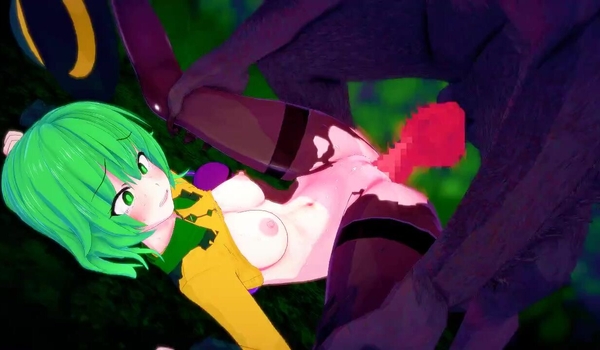 Cutie caught by a werewolf [3D, Werewolf]