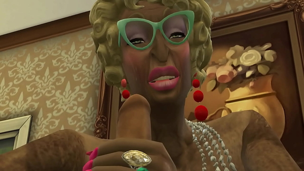 Grandmother Treat 1 - Posh Grannies Sucking Young Cocks - Sims 4 [The Sims]