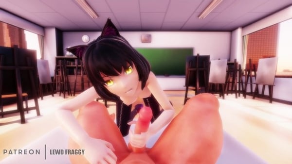Rwby - Blake Hj and Bj 4K MMD Uncensored Hentai [Cartoon, MMD, Rwby, Uncensored]