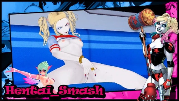Harley Quinn Fingers Her Pussy In The Subway [Comics, Elf, Harley Quinn]