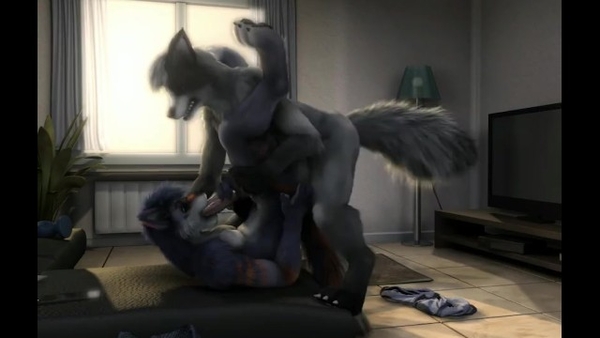 2 Dogs Having Fun together Hd By H0rs3 [Anime, Furry]