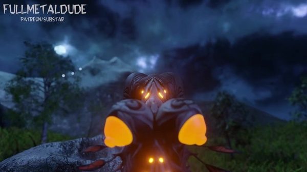 Werewolf x FEM Oberon [FullMetalDude] [No Sound] [3D, Warframe, Werewolf]