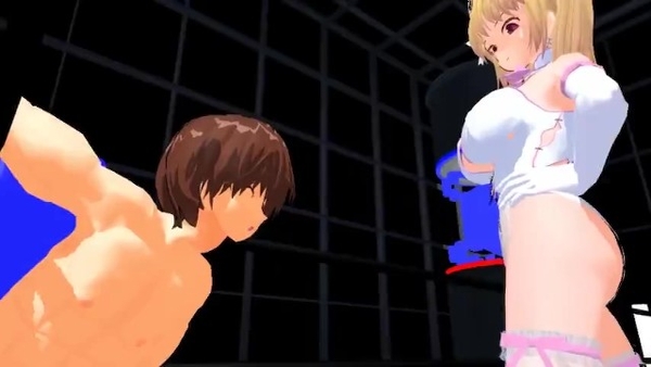 MMD fight girl [Femdom, Giantess, MMD]