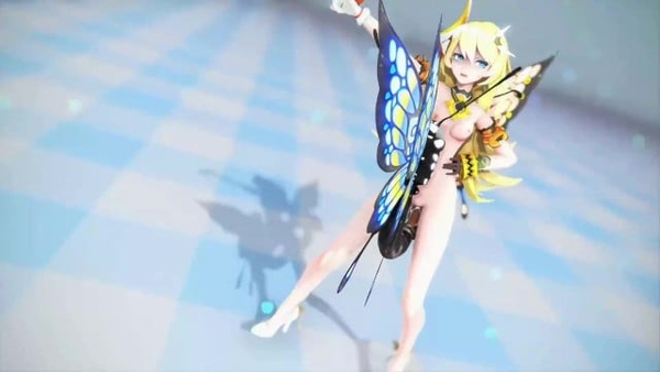 Rozaliya Olenyeva Honkai Impact 3Rd Double Insect Hentai Nude Sex Dance Pink Cat MMD 3D Blonde Hair [3D, MMD]