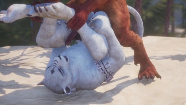Two Gay Guy Lions Creaming Each Other (pov Paw Shots) insane Life Furries [Furry, Monster, Wild Life]