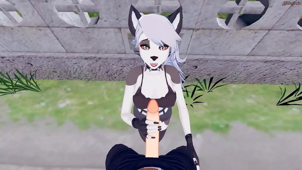 Pov Fucking Loona from Behind Against a Wall until She Orgasms - Helluva Chief Anime [Cartoon, Furry, Hentai]