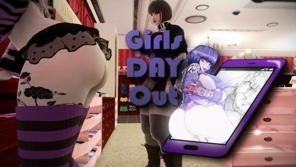 Girls get horny when shopping, fuck hard in the fitting room [Futanari, Hentai]