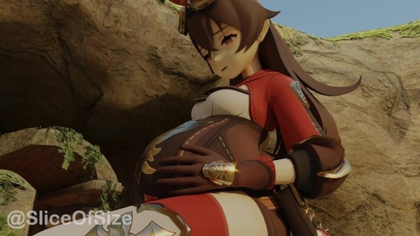 Water Inflation Genshin Impact [giantess Growth] [Genshin Impact, Giantess, Hentai, MMD]