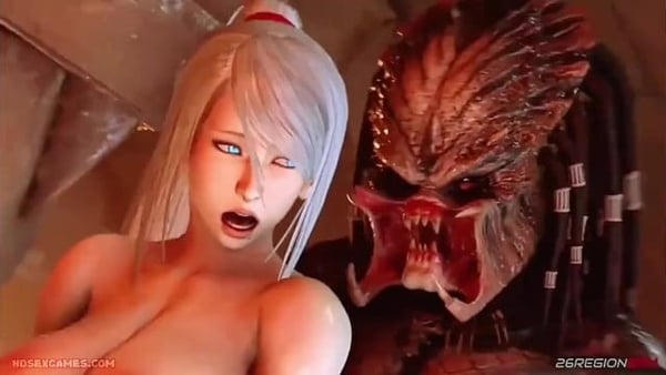 Metroid Samus Aran Anal Destroyed By Predator [Metroid]